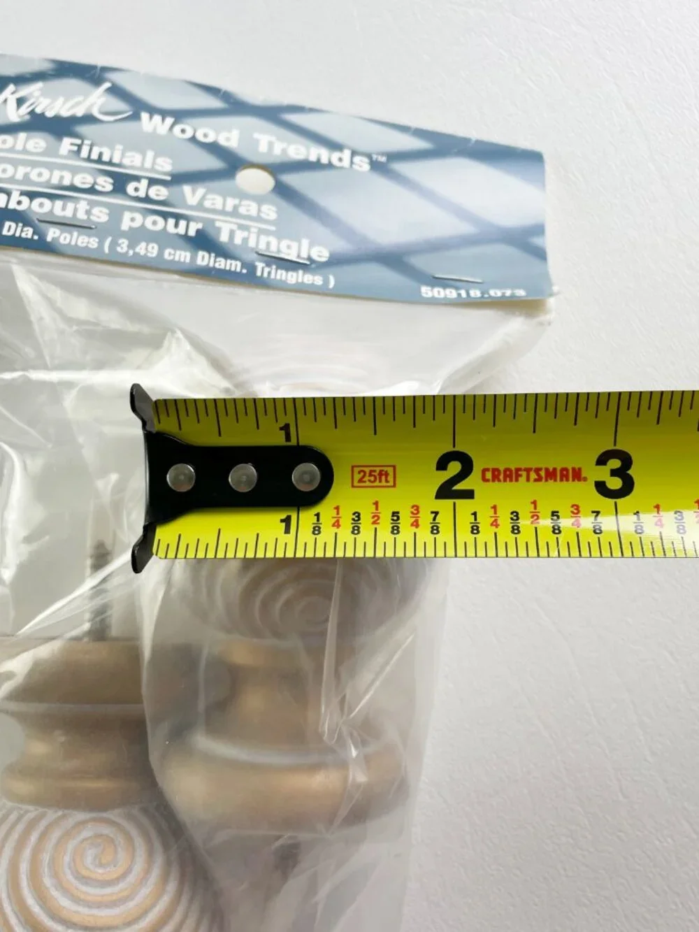 Kirsch Wood Trends Ball Finials for 1 3/8